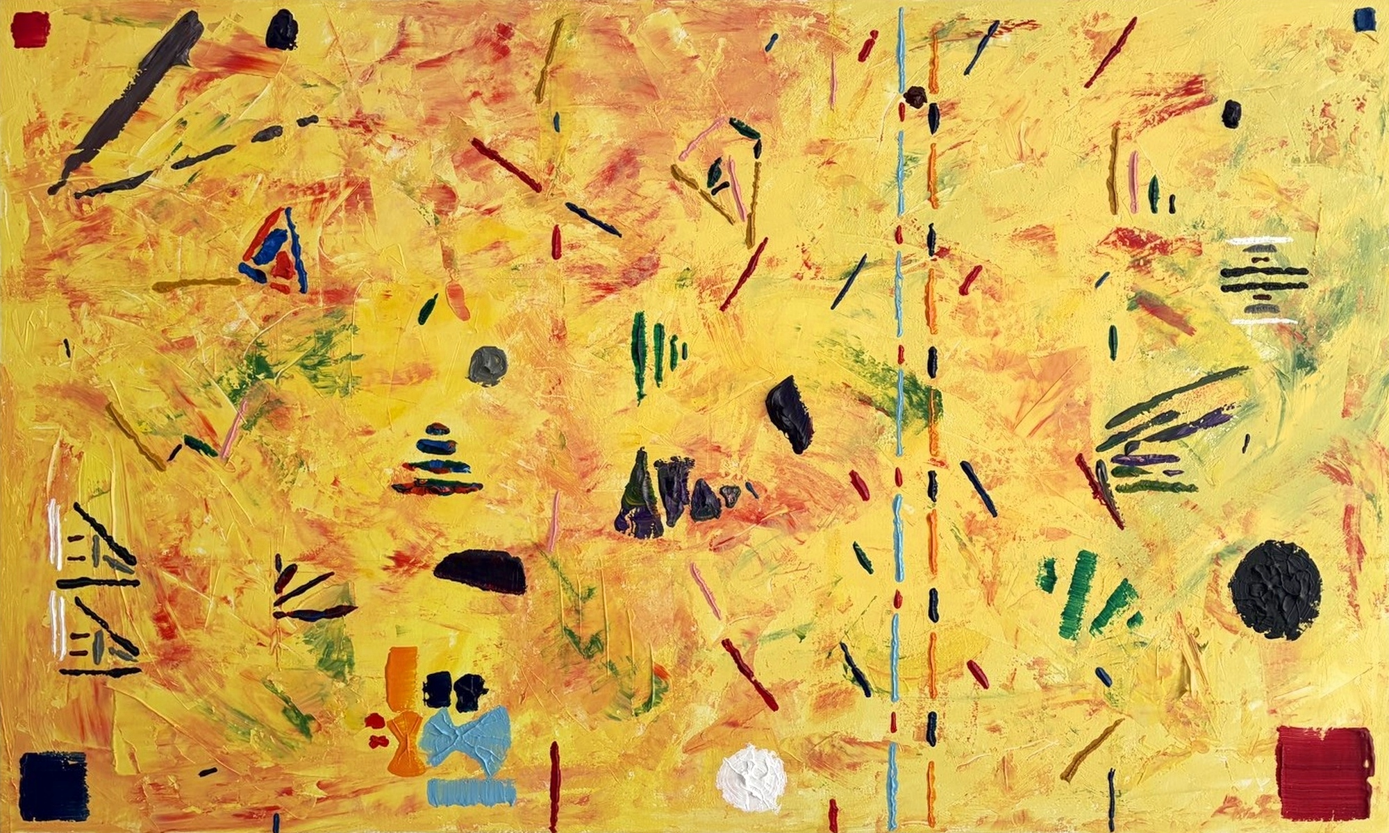 “Family Dynamics” — painting by Yon Douek